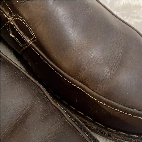 Clarks Men's Doby Double Gore Slip-On Loafer Dark Brown Size 10M - Picture 6 of 16